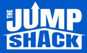 The Jump Shack company logo in blue
