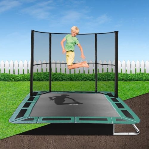 11ft x 8ft Capital In-Ground Trampoline Safety Enclosure - Side